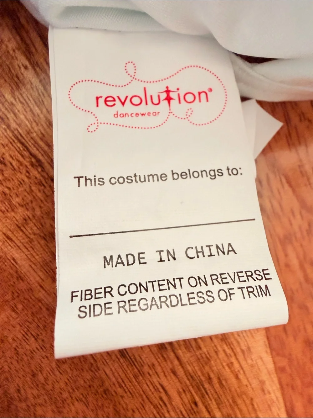 Revolution Dancewear “White Hot” ballet costume